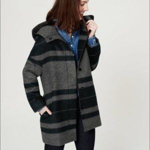 XXSP LOFT Striped Cocoon Coat